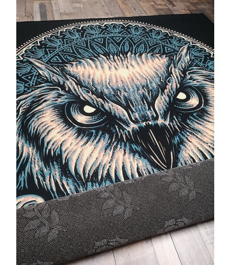 Barmetal Teppich Mandala Owl 200x149 CM