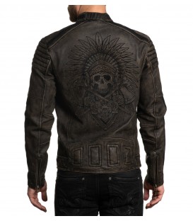 Affliction Echtleder Jacke Affinity