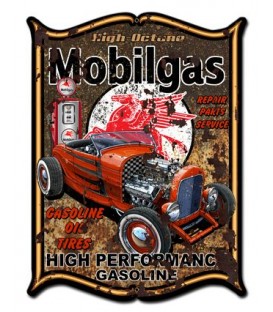 Metallschild Mobilegas