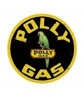 Metallschild Polly Gas