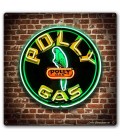 Metallschild Polly Gas Sign