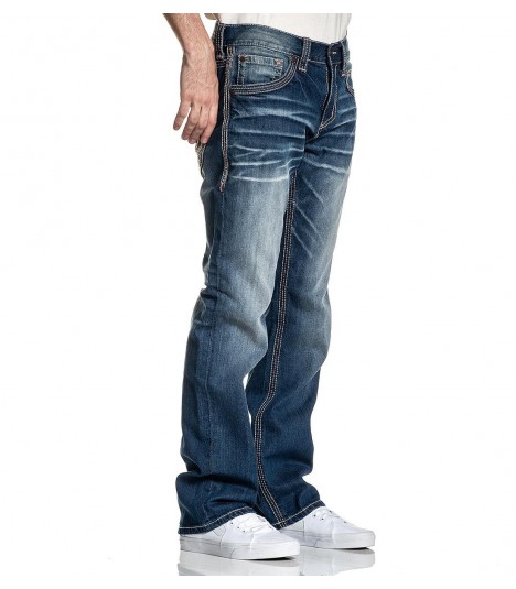 Affliction Jeans Blake Calvin Fleur