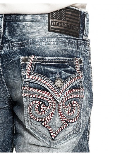 Affliction Jeans Blake Calvin Fleur
