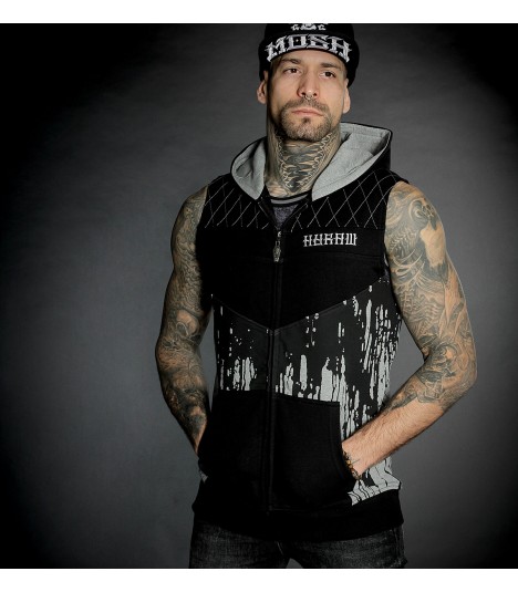 Hyraw Ärmellos Zip Hoody Hostile