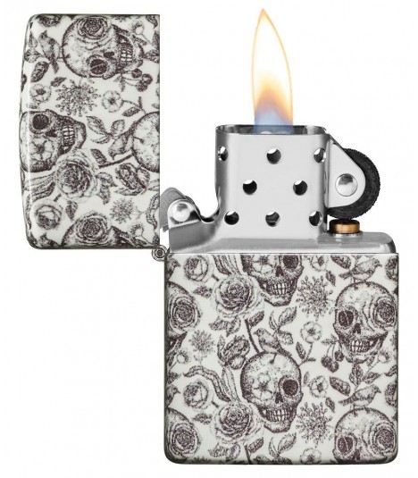 Zippo Skeleton / leuchtet im Dunkeln