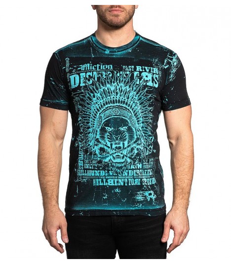 Affliction Shirt Reversible 2 in 1 Brixton Tribe