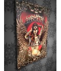 Barmetal Leinwand 90x60 CM Angel Reloaded