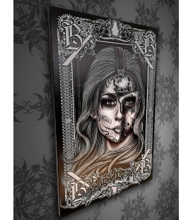 Barmetal Leinwand 90x60 CM 13th Grey Version