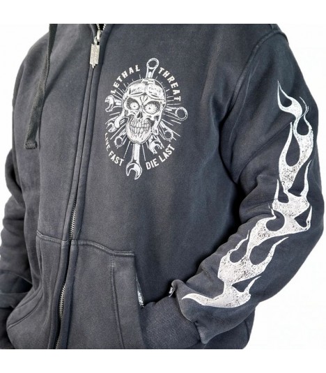 Lethal Threat Zip-Hoody Live Fast