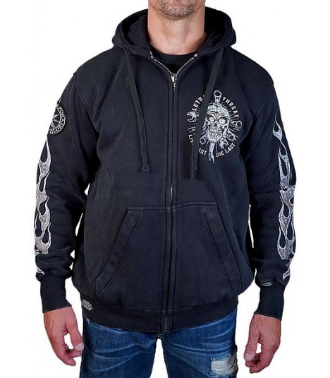 Lethal Threat Zip-Hoody Live Fast