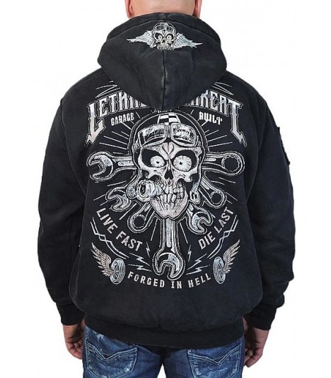 Lethal Threat Zip-Hoody Live Fast