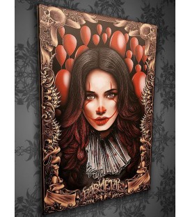 Barmetal Leinwand 90x60 CM Pennywise