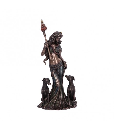 Nemesis Bronze Figure Hectate Moon Goddess