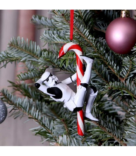 Stormtrooper Santa Candy Cane Christbaum Aufhänger