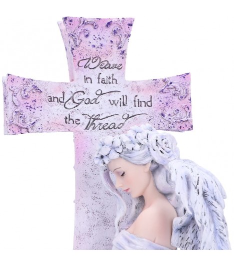 Nemesis Engelfigur mit Kreuz Jessica Galbreth