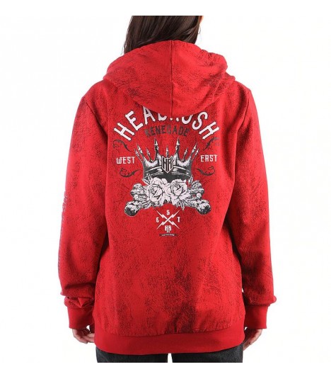 Headrush Zip-Hoody The Violent Heart Red