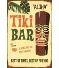 Blechschild Tiki Bar Aloha 20x30 CM