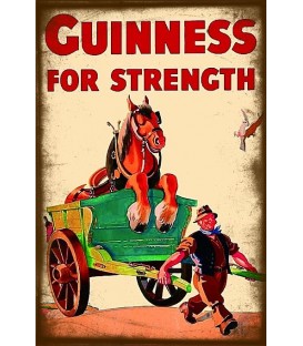 Blechschild Guinness for Strength