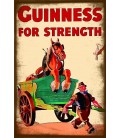 Blechschild Guinness for Strength 20x30 CM