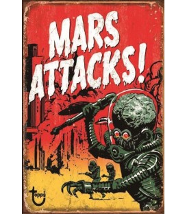 Blechschild Mars Attacks