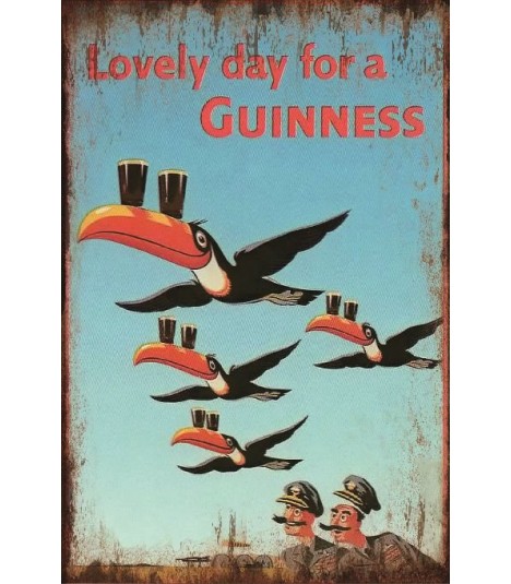 Blechschild Guinness