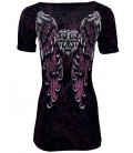 Rebel Saints by Affliction Shirt Angel Heart