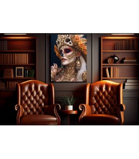 Barmetal Leinwand 80 CM x 60 CM La Pearlqueen