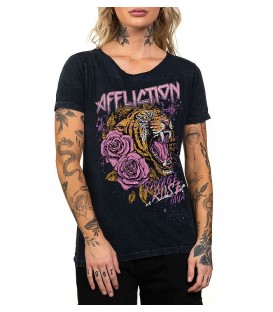 Affliction Shirt Savage Rose Tour