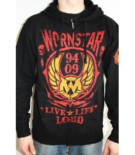 Wornstar Hoodie Live Life Loud