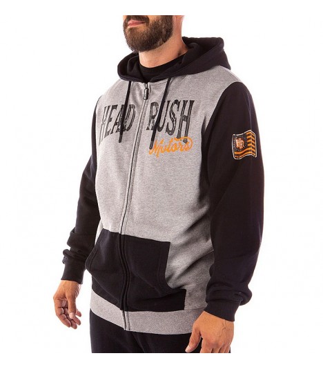 Headrush Zip Hoody The Mechanic Grey