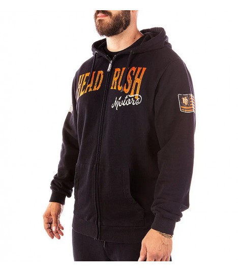 Headrush Zip Hoody The Mechanic Black