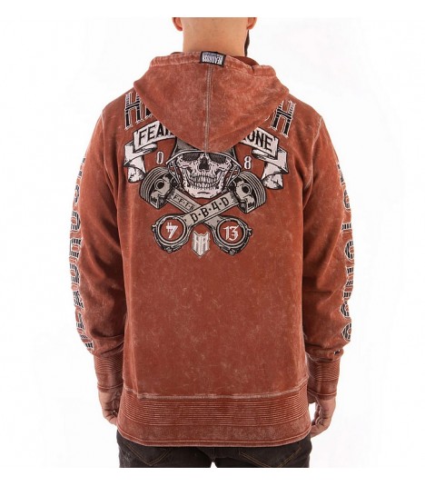 Headrush Zip Hoody Factor Rust