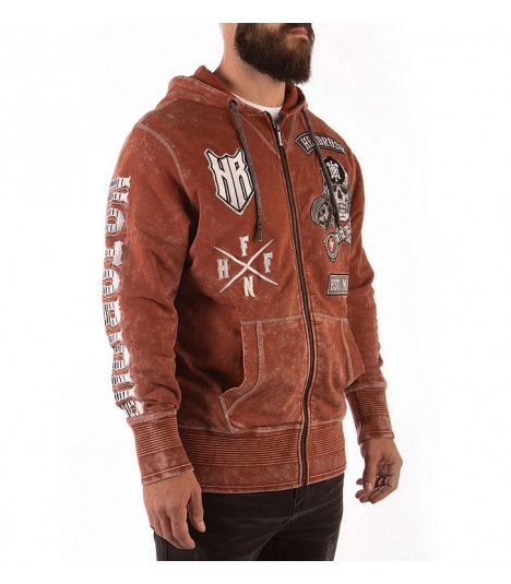 Headrush Zip Hoody Factor Rust