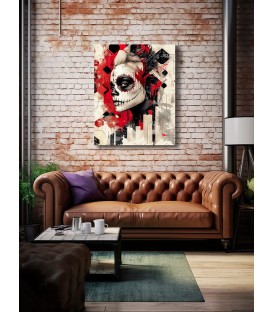 Barmetal Leinwand 90 CM x 60 CM Presley Monroe