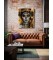 Barmetal Leinwand 90 CM x 60 CM Polka Geometric La Catrina