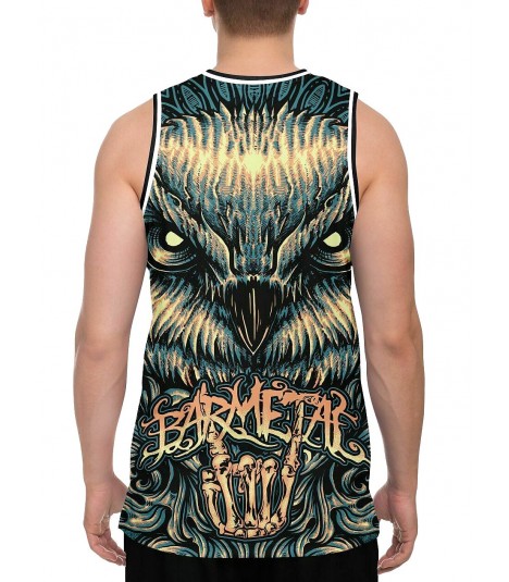 Barmetal Basketball Tank Mandala Owl