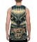 Barmetal Basketball Tank Mandala Owl
