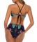 Barmetal Triangle Bikini Green Butterfly