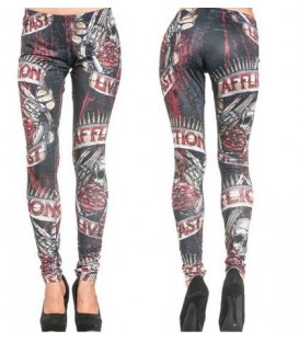 Affliction Leggings Hollow Point
