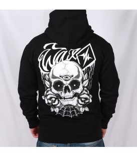 Wax Hoody Third Eye Skull