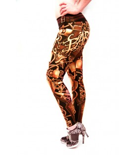 Barmetal Leggings Steampunk