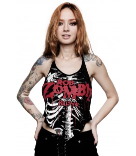Killstar Rob Zombie Foxy Bones Rocker Vest