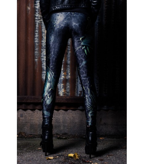Cuts and Stitches Leggings Cheetah