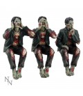 Nemesis Now 3er Set Evil Zombies