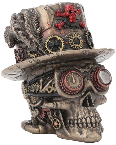 Nemesis Now Steampunk Schädel Clockwork Baron