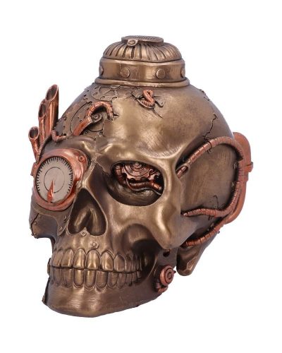 Nemesis Now Steampunk Schädel Pipe Up