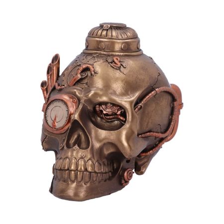 Nemesis Now Steampunk Schädel Pipe Up