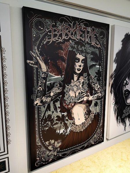 Barmetal Leinwand 90x60 CM Aloha from Barmetal