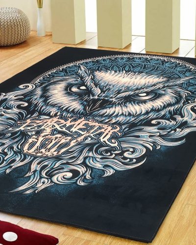 Barmetal Teppich Mandala Owl 200x149 CM
