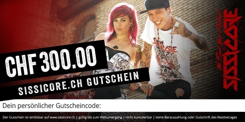 Sissicore Geschenkgutschein CHF 300.-